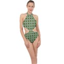 DF Kristian Noble Halter Side Cut Swimsuit View1