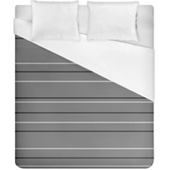 Black Grey White Stripes Duvet Cover (california King Size)