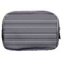 Black Grey White Stripes Make Up Pouch (Small) View2