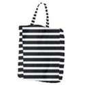 Black & White Stripes Giant Grocery Tote View2