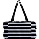 Black & White Stripes Multi Function Bag View2