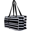 Black & White Stripes Multi Function Bag View3