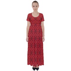 Tiling Zip A Dee Doo Dah+designs+red+color+by+code+listing+1 8 [converted] High Waist Short Sleeve Maxi Dress by deformigo