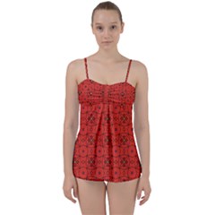 Tiling Zip A Dee Doo Dah+designs+red+color+by+code+listing+1 8 [converted] Babydoll Tankini Set by deformigo