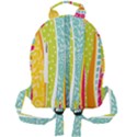 abstract lines Mini Full Print Backpack View2