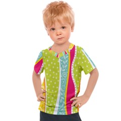 Abstract Lines Kids  Sports Tee