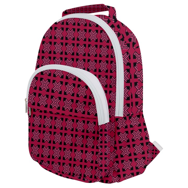 DF Ricky Purplish Rounded Multi Pocket Backpack