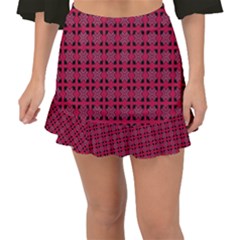 Df Ricky Purplish Fishtail Mini Chiffon Skirt by deformigo