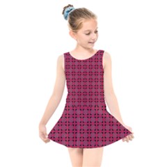 Df Ricky Purplish Kids  Skater Dress Swimsuit by deformigo