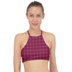 Df Ricky Purplish Racer Front Bikini Top by deformigo