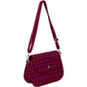 DF Ricky Purplish Saddle Handbag View1