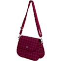 DF Ricky Purplish Saddle Handbag View2