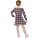 DF West Branch Kids  Long Sleeve Velvet Dress View2