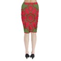 Bloom In Yule  Mandala Season Colors Midi Wrap Pencil Skirt View2