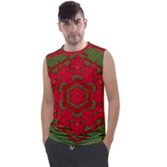 Bloom In Yule  Mandala Season Colors Men s Regular Tank Top