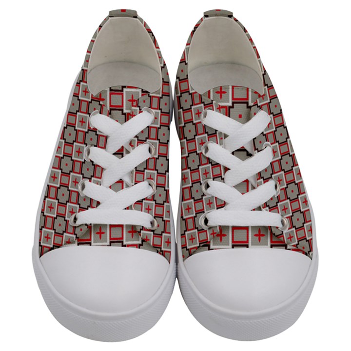 DF True Wish Kids  Low Top Canvas Sneakers