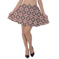 Df True Wish Velvet Skater Skirt