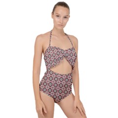 Df True Wish Scallop Top Cut Out Swimsuit by deformigo