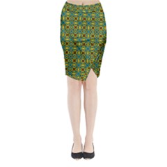 Df Dakota Rivers Midi Wrap Pencil Skirt by deformigo