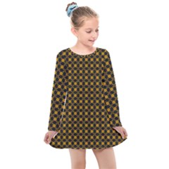 DF Misty Hive Kids  Long Sleeve Dress