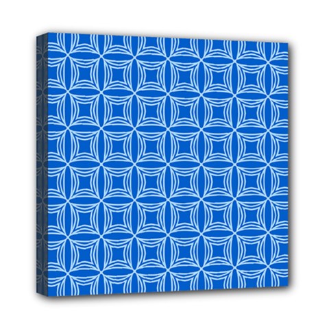 Df Blue Woollister Mini Canvas 8  X 8  (stretched) by deformigo