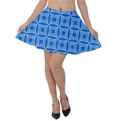 Df Blue Woollister Velvet Skater Skirt