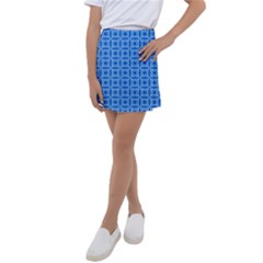 Df Blue Woollister Kids  Tennis Skirt by deformigo