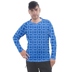 Df Blue Woollister Men s Pique Long Sleeve Tee