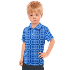 Df Blue Woollister Kids  Polo Tee