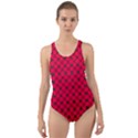 DF Magenta Legend Cut-Out Back One Piece Swimsuit View1