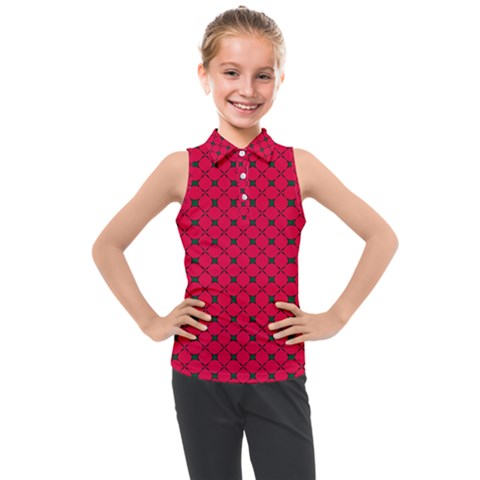 Df Magenta Legend Kids  Sleeveless Polo Tee by deformigo