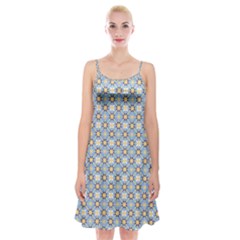 Df Norbert Pastel Spaghetti Strap Velvet Dress by deformigo