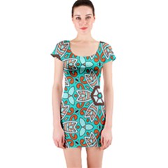 Df Kyo Shun Short Sleeve Bodycon Dress by deformigo