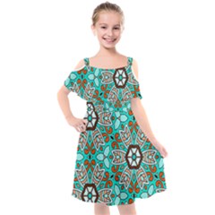 Df Kyo Shun Kids  Cut Out Shoulders Chiffon Dress by deformigo