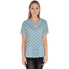 Df Albion Star Women s V-neck Scrub Top by deformigo