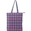 DF Izpilikua Estili Double Zip Up Tote Bag View1