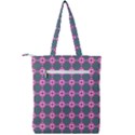 DF Izpilikua Estili Double Zip Up Tote Bag View2