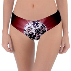 Merry Christmas Ornamental Reversible Classic Bikini Bottoms by christmastore