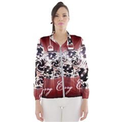 Merry Christmas Ornamental Women s Windbreaker by christmastore