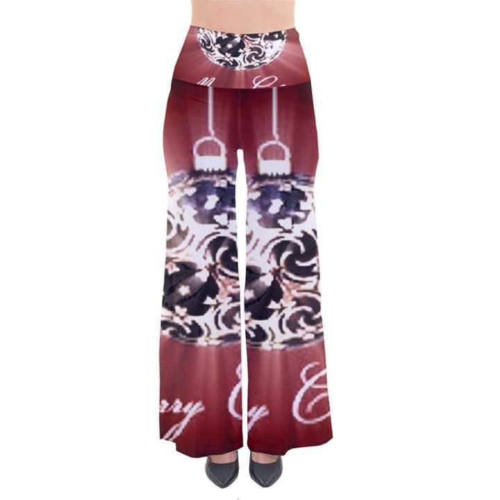 Merry Christmas Ornamental So Vintage Palazzo Pants