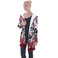 Merry Christmas Ornamental Longline Hooded Cardigan by christmastore