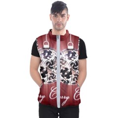 Merry Christmas Ornamental Men s Puffer Vest by christmastore