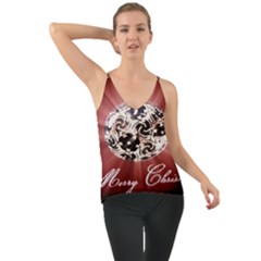 Merry Christmas Ornamental Chiffon Cami by christmastore