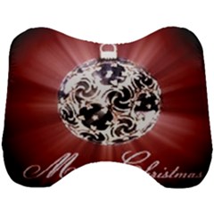 Merry Christmas Ornamental Head Support Cushion by christmastore