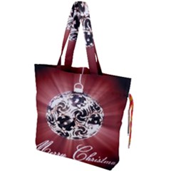 Merry Christmas Ornamental Drawstring Tote Bag by christmastore