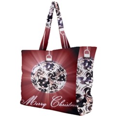 Merry Christmas Ornamental Simple Shoulder Bag by christmastore