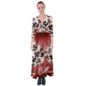 Merry Christmas Ornamental Button Up Maxi Dress View1