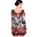 Merry Christmas Ornamental Long Sleeve Bodycon Dress View2