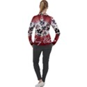 Merry Christmas Ornamental Women s Pique Long Sleeve Tee View2