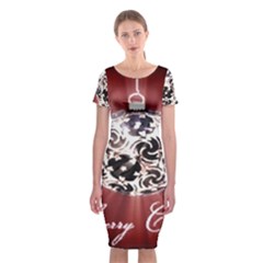 Merry Christmas Ornamental Classic Short Sleeve Midi Dress by christmastore